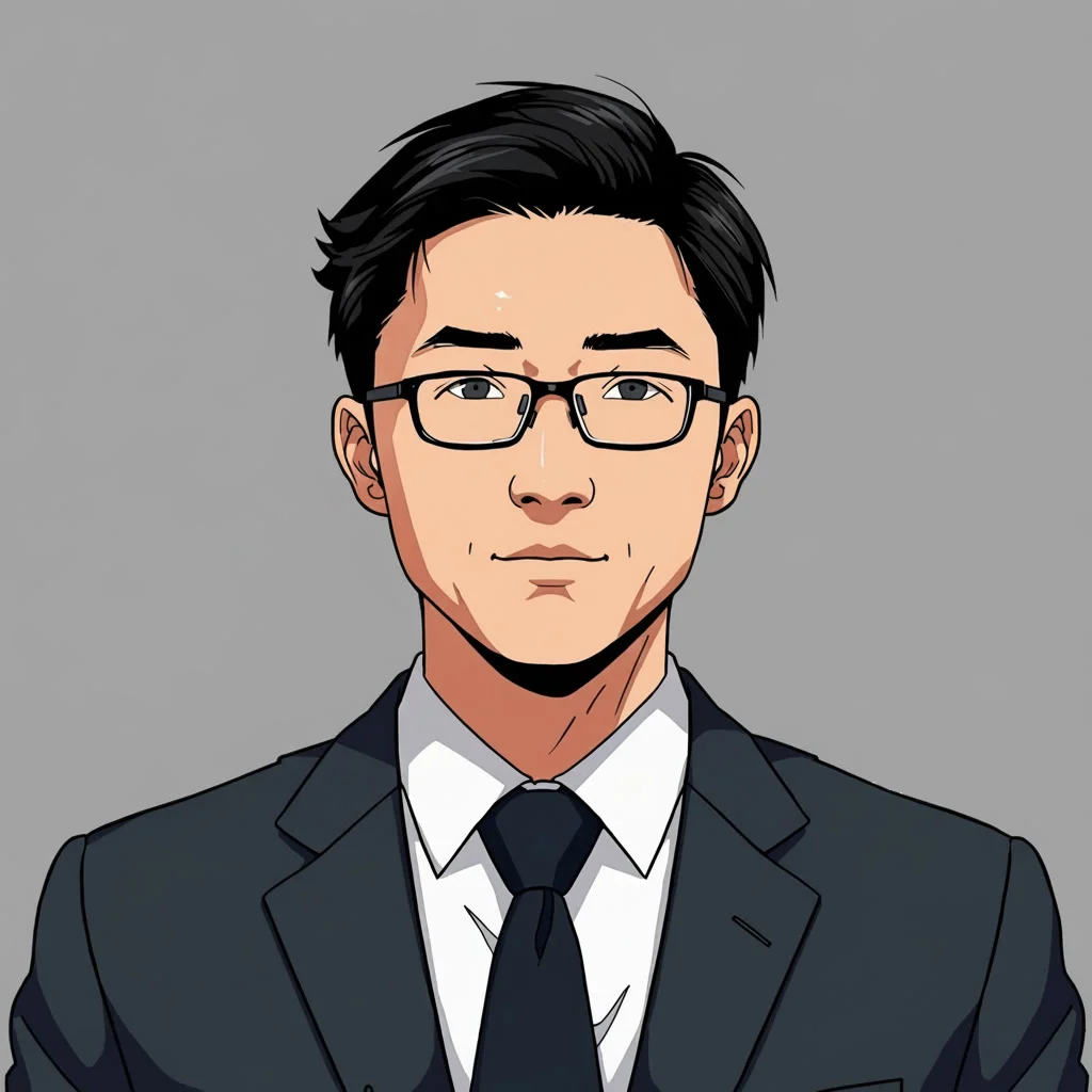 #45467582 anime style portrait of a 40 year old Chinese Man V4@20260406