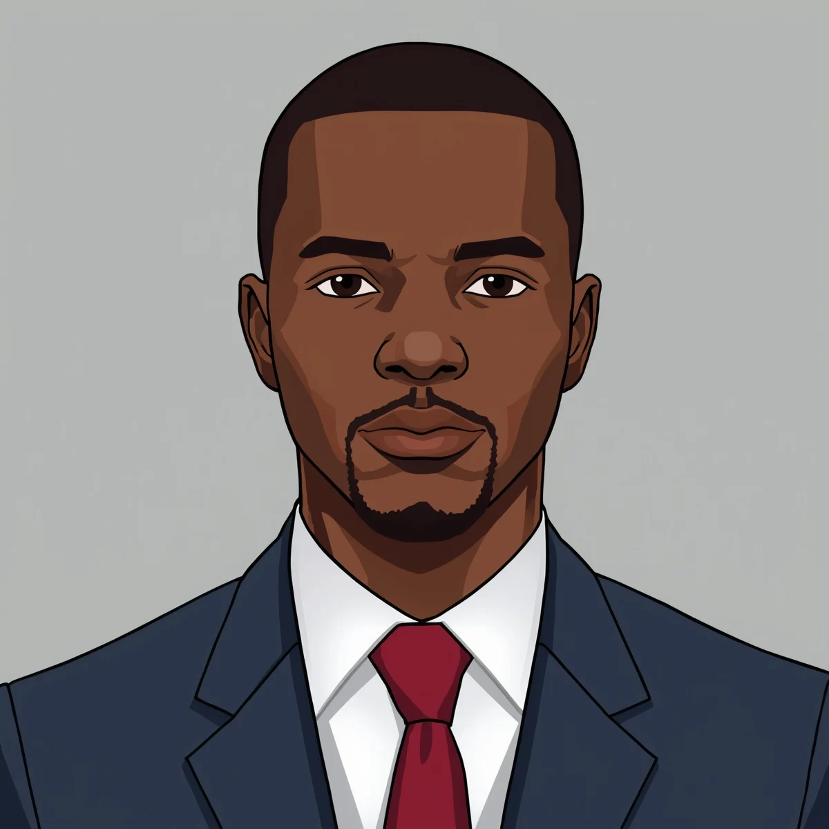 #45467582 anime style portrait of a 40 year old Kenyan Man OpenClaw Specialist V3@20260406